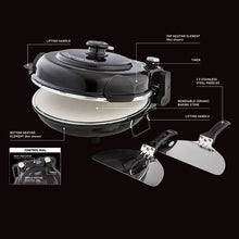 Load image into Gallery viewer, MasterPro Ultimate Pizza Oven Black