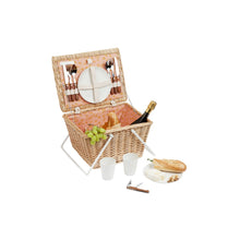 Load image into Gallery viewer, Sunnylife Small Picnic Basket - Call Of The Wild - Peachy Pink
