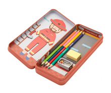 Load image into Gallery viewer, MierEdu - Travel Magnetic Puzzle Box - Dream Big Firefighter