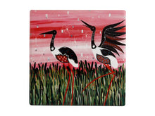 Load image into Gallery viewer, Melanie Hava Jugaig-Bana-Wabu Coaster 10cm - Jabirus Pink