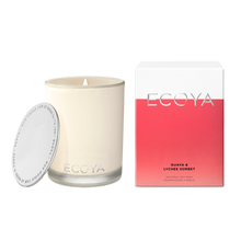Load image into Gallery viewer, Ecoya Guava & Lychee Sorbet Natural Soy Wax Candle
