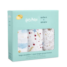 Load image into Gallery viewer, aden & anais - 3 Pack Classic Swaddle - Large Swaddles - Limited Edition Harry Potter