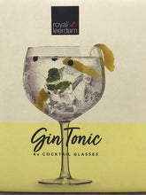 Load image into Gallery viewer, Royal Leerdam Cocktail Glasses Gin & Tonic
