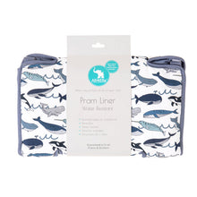 Load image into Gallery viewer, All4Ella - Pram Liner - Reversible - Whales