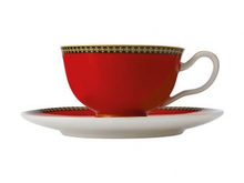 Load image into Gallery viewer, Maxwell & Williams Teas & C’s Footed Cup & Saucer - Assorted Colours