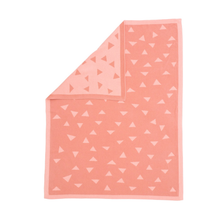 Load image into Gallery viewer, All4Ella Knitted Blanket - Triangle Pink