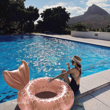 Load image into Gallery viewer, Luxe Pool Ring - Mermaid - Rose Gold
