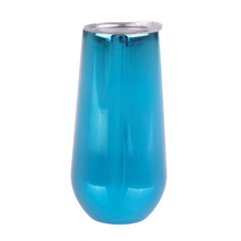 Load image into Gallery viewer, Oasis Insulated Champagne Flute 180ml - Mirror Sapphire