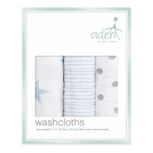 Load image into Gallery viewer, aden + anais - Washcloths 3 Pk - Dapper