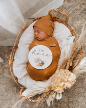 Load image into Gallery viewer, Snuggle Hunny Lion & Sunrise Gold Reversible Milestone Cards