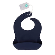 Load image into Gallery viewer, All4Ella - Silicone Bib - Navy