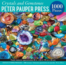 Load image into Gallery viewer, Peter Pauper Press 1000 Piece Puzzle - Crystals and Gemstones