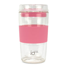Load image into Gallery viewer, IOco 12oz All Glass Tea & Coffee Traveller