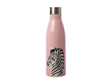 Load image into Gallery viewer, Pete Cromer Wildlife Double Wall Insulated Bottle 500ml Zebra