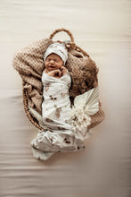 Load image into Gallery viewer, Snuggle Hunny Fox Baby Jersey Wrap & Beanie Set