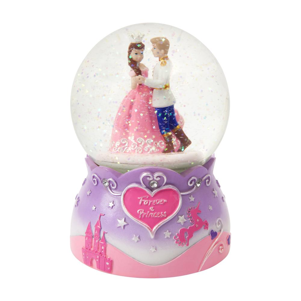 Pink Poppy Musical Snow Globe - Forever a Princess