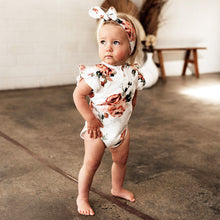Load image into Gallery viewer, Snuggle Hunny Rosebud Short Sleeve Bodysuit