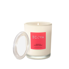 Load image into Gallery viewer, Ecoya Guava & Lychee Sorbet Natural Soy Wax Candle