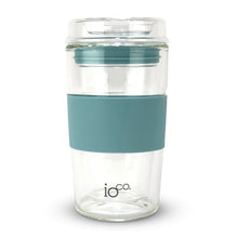 Load image into Gallery viewer, IOco 12oz All Glass Tea & Coffee Traveller