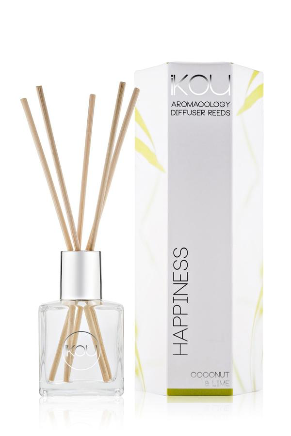 iKOU Aromacology Reed Diffuser - Happiness