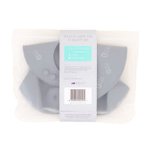 Load image into Gallery viewer, All4Ella - Silicone Bib & Spoon with reusable pouch - Grey