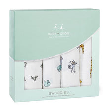 Load image into Gallery viewer, aden + anais - 4 Pack Classic Swaddle - Jungle Jam