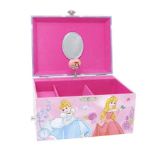 Load image into Gallery viewer, Pink Poppy - Princess Watercolour Luxury Musical Jewellery Box
