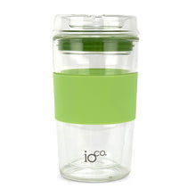 Load image into Gallery viewer, IOco 12oz All Glass Tea &amp; Coffee Traveller
