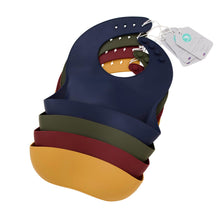 Load image into Gallery viewer, All4Ella - Silicone Bib - Navy