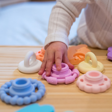 Load image into Gallery viewer, Jellystone - Rainbow Stacker & Teether Toy