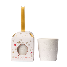 Load image into Gallery viewer, Elume Ornamental Vanilla Nutmeg Soy Candles