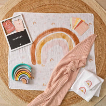 Load image into Gallery viewer, Nordic Kids - Rainbow Milestone Muslin Set