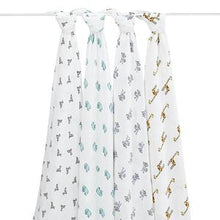 Load image into Gallery viewer, aden + anais - 4 Pack Classic Swaddle - Jungle Jam