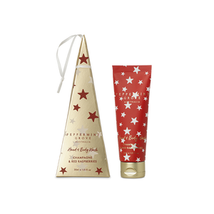 Peppermint Grove Champagne & Red Raspberries Hand & Body Wash Decoration 30ml