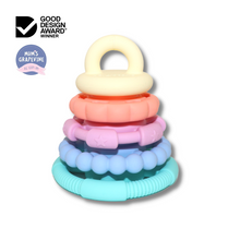 Load image into Gallery viewer, Jellystone - Rainbow Stacker & Teether Toy