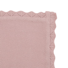 Load image into Gallery viewer, All4Ella Knitted Blanket - Rose