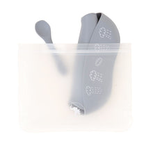 Load image into Gallery viewer, All4Ella - Silicone Bib & Spoon with reusable pouch - Grey