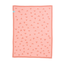 Load image into Gallery viewer, All4Ella Knitted Blanket - Triangle Pink