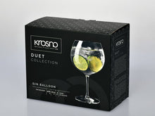 Load image into Gallery viewer, Krosno Duet Gin Balloon 670ml Set of 2 Gift Boxed