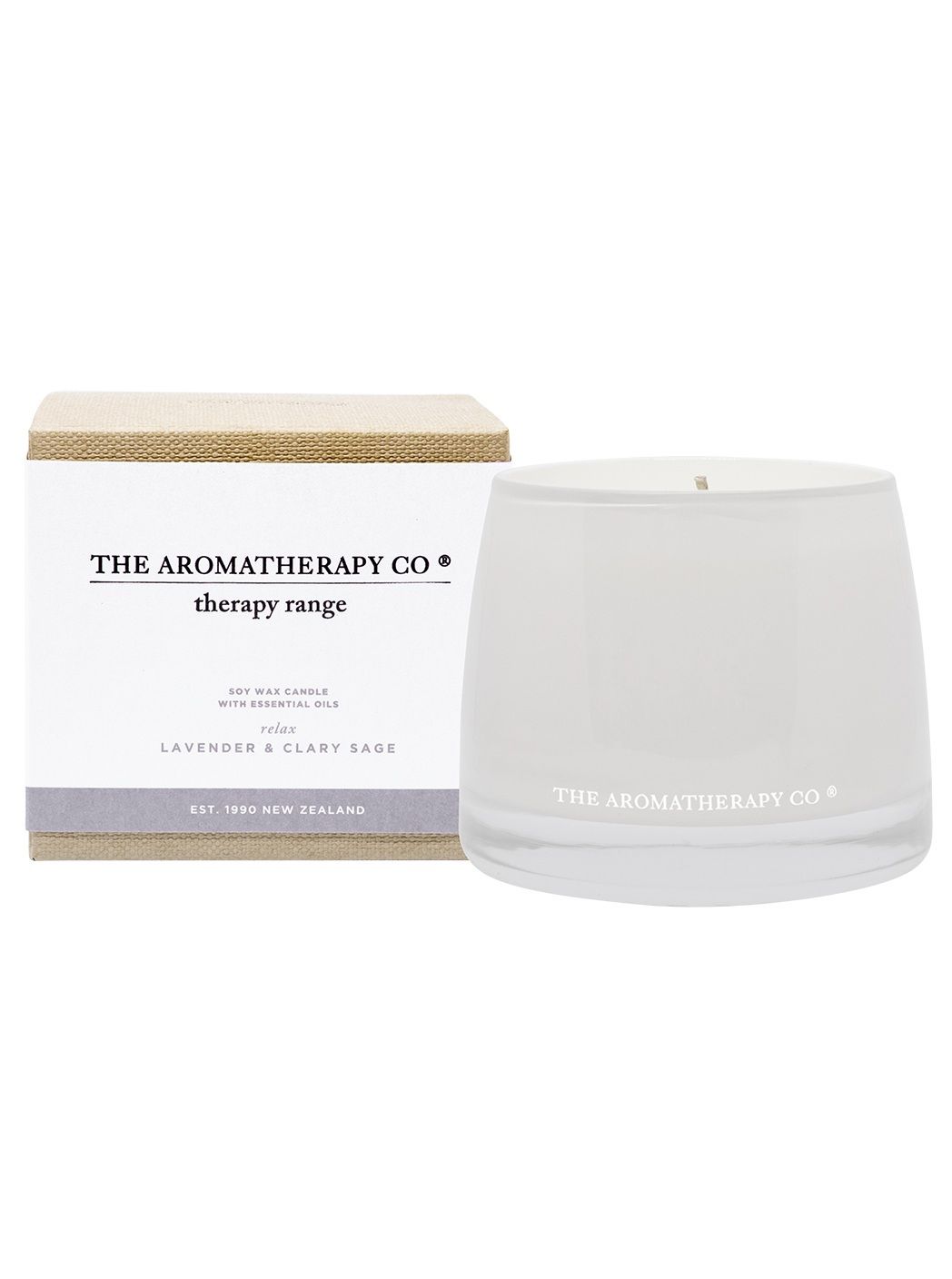 The Aromatherapy Co. - Therapy Candle - Lavender & Clary Sage