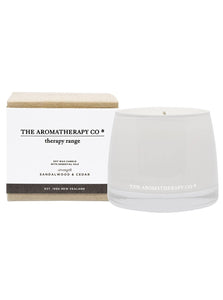 The Aromatherapy Co. - Therapy Candle - Sandalwood & Cedar