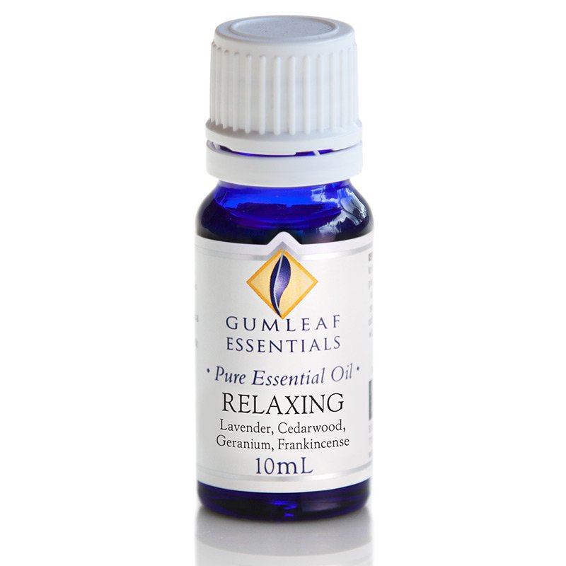 Pure Essential Oil Blend - RELAXING (Lavender, Cedarwood, Geranium, Frankincense)