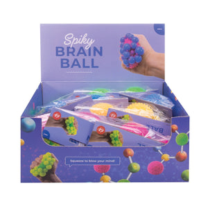 IS Gift - Athomic Spiky Brain Ball - Assorted Colours