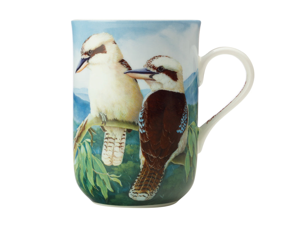 Birds of Australia 10 Year Anniversary Mug 300ml Kookaburra Gift Boxed