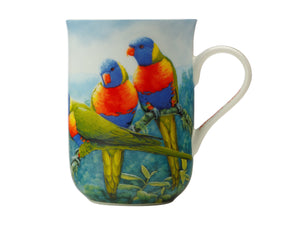 Birds of Australia 10 Year Anniversary Mug 300ml Lorikeet Gift Boxed