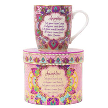 Load image into Gallery viewer, Intrinsic Mug with Inspirational Quote -  Daughter
