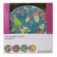 Load image into Gallery viewer, La La Land Exotic Paradiso Melamine Plates (Set of 4)
