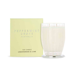 Peppermint Grove Lemongrass and Lime Soy Candle
