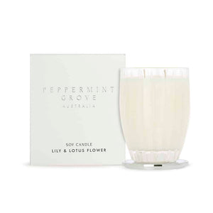 Peppermint Grove Lily and Lotus Flower Soy Candle
