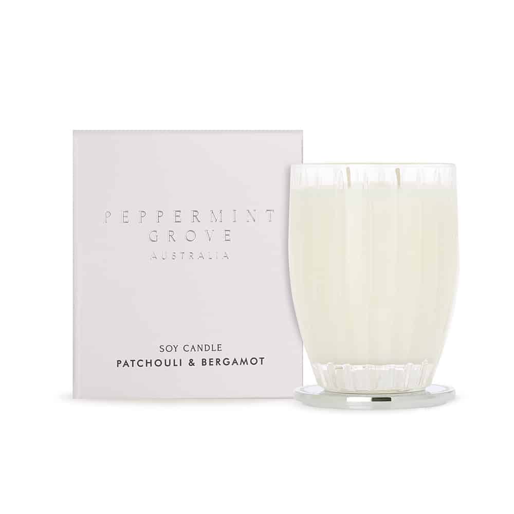 Peppermint Grove Patchouli and Bergamot Soy Candle